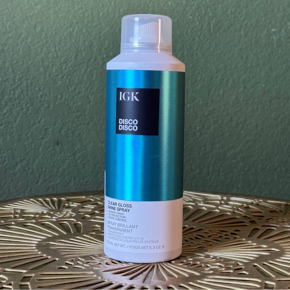 IGK Disco Disco Clear Gloss Shine Spray